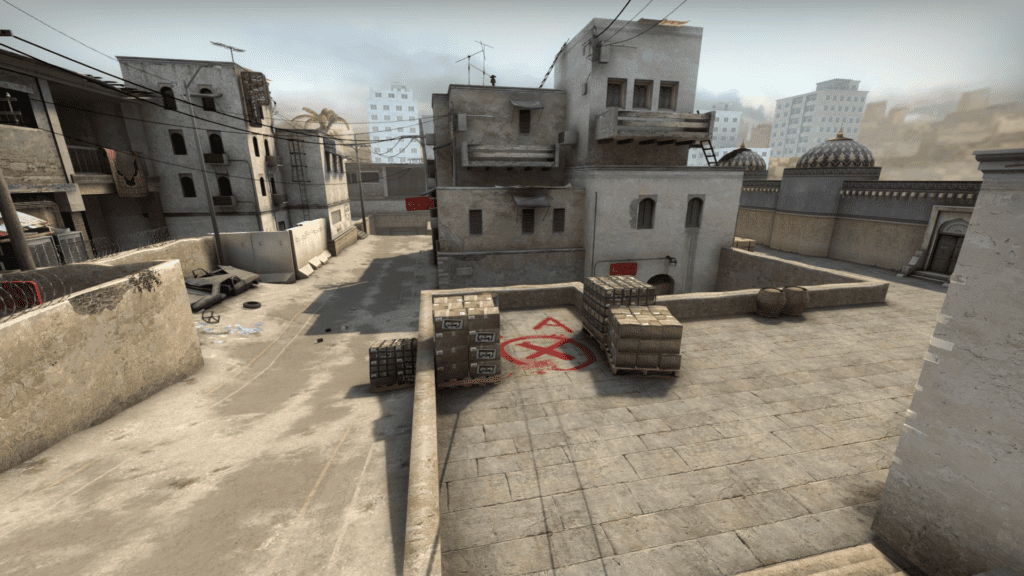 CS2: artista remodela Dust 2 e fãs debatem qual mapa parece