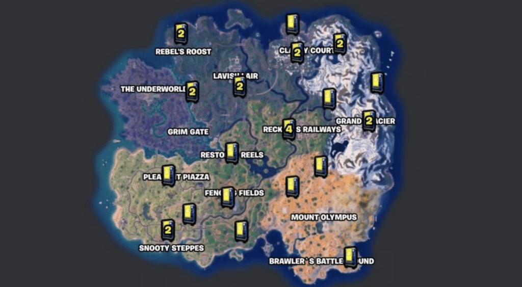 Fortnite Estações de Serviço