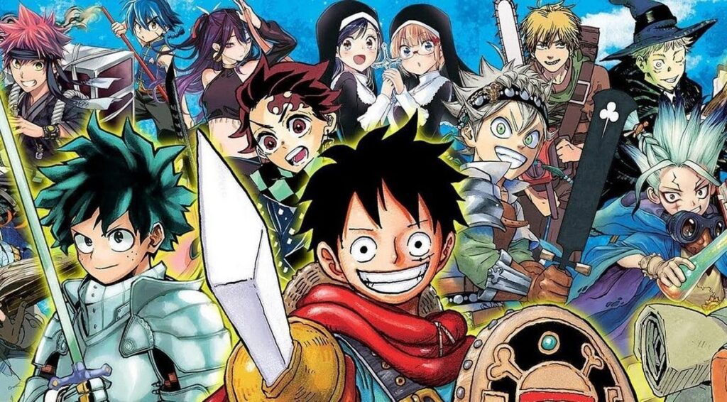 Diversos mangás da Shounen Jump