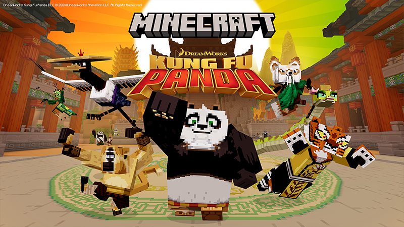 Minecraft recebe DLC Kung Fu Panda com conteúdos incríveis - Confira