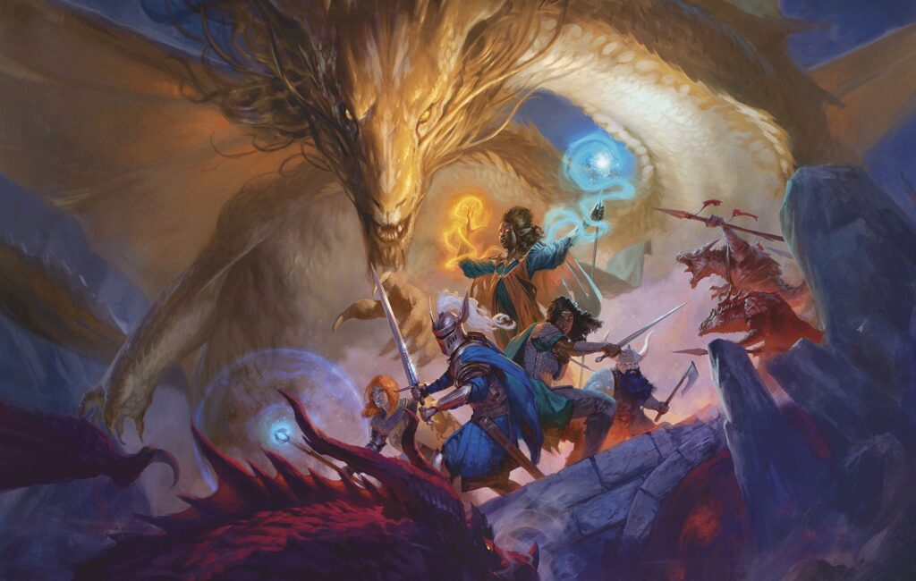 Dungeons &#038; Dragons: revelada arte oficial da capa do novo livro básico