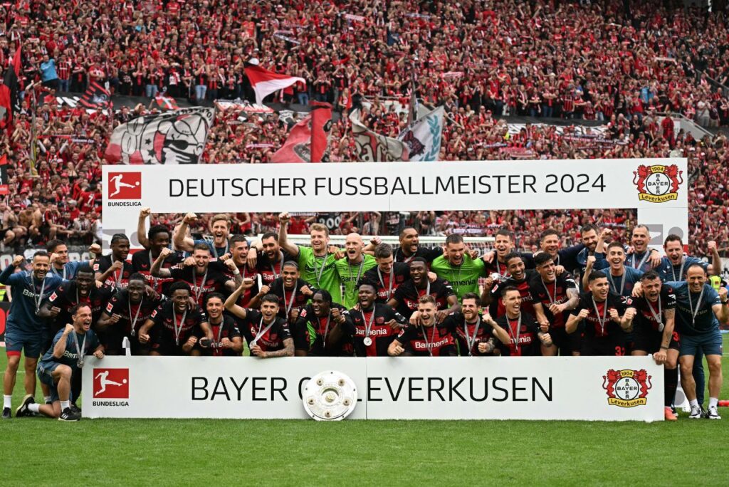 Bayer Leverkusen fez história na Alemanha