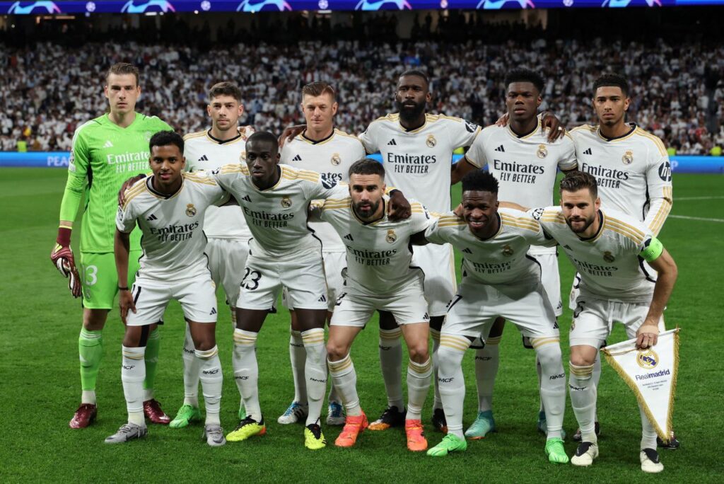 Elenco do Real Madrid busca mais um título da Champions