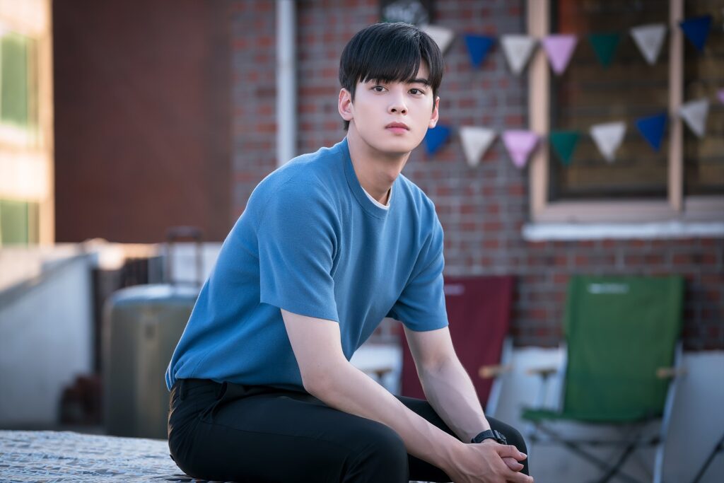 Cha Eun-woo em Minha Identidade É Beleza Gangnam