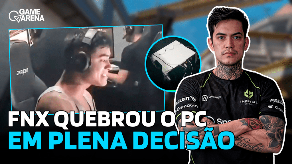 O dia que o fnx acabou com o próprio PC, em um round decisivo