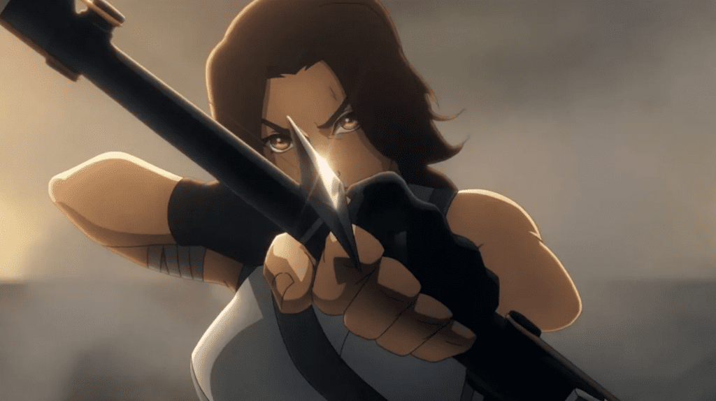 Imagem do trailer de Tomb Raider: A Lenda de Lara Croft, da Netflix