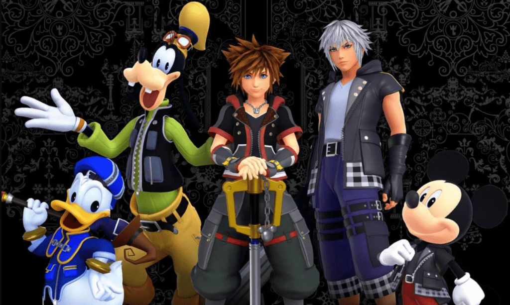 Imagem de Kingdom Hearts, que chega à Steam