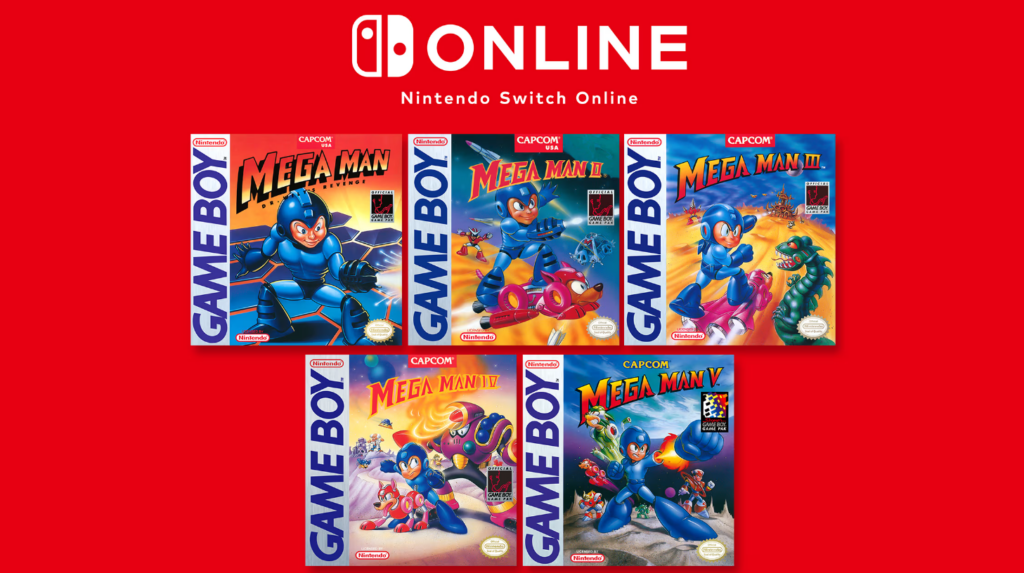 Imagem de divulgação dos jogos de Mega Man no Nintendo Switch Online