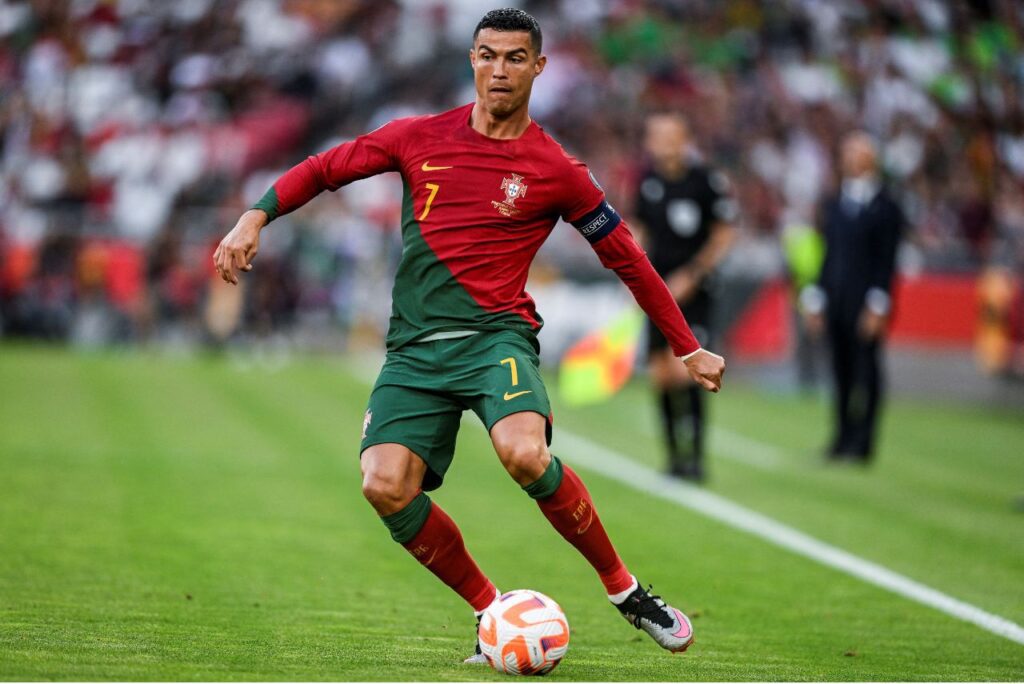 Cristiano Ronaldo pode assumir liderança de assistências na Eurocopa (foto: Patrícia de Melo Moreira/AFP)