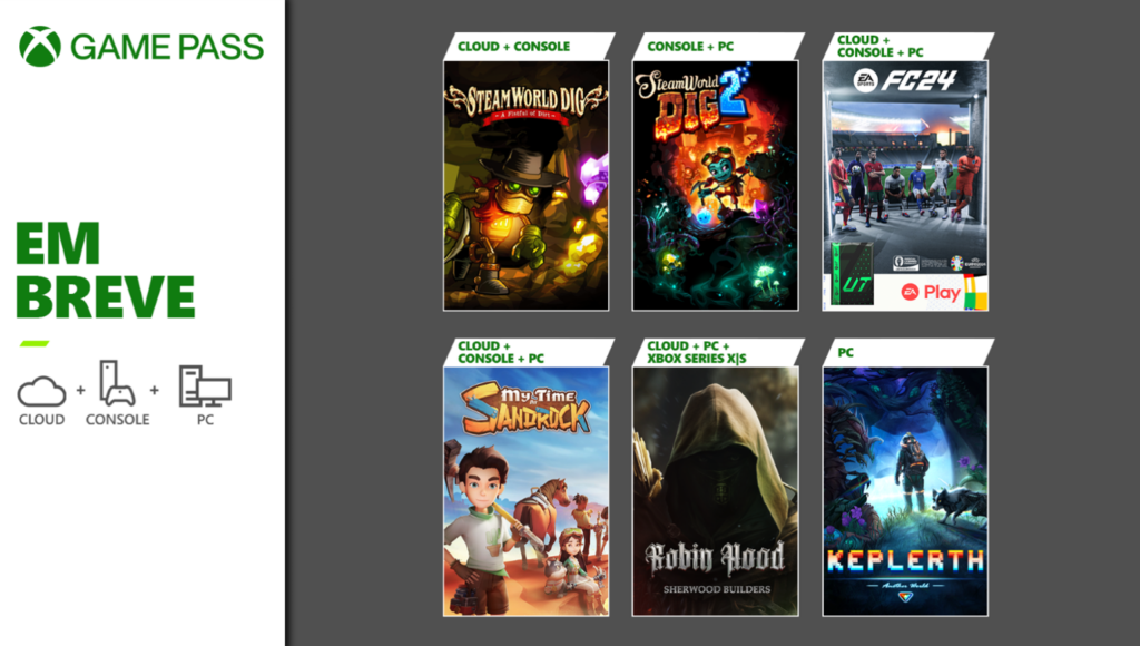 Xbox Game Pass recebe uma série de jogos