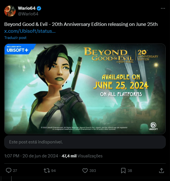 Beyond Good and Evil 20th Anniversary