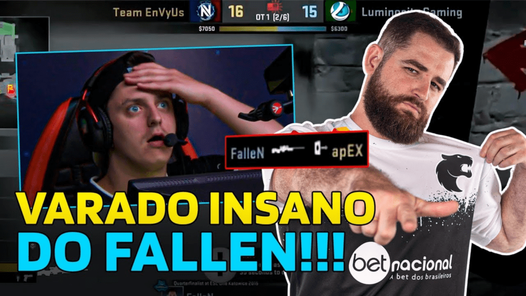 CS2: FalleN e o tiro mais aleatório e impossível da carreira