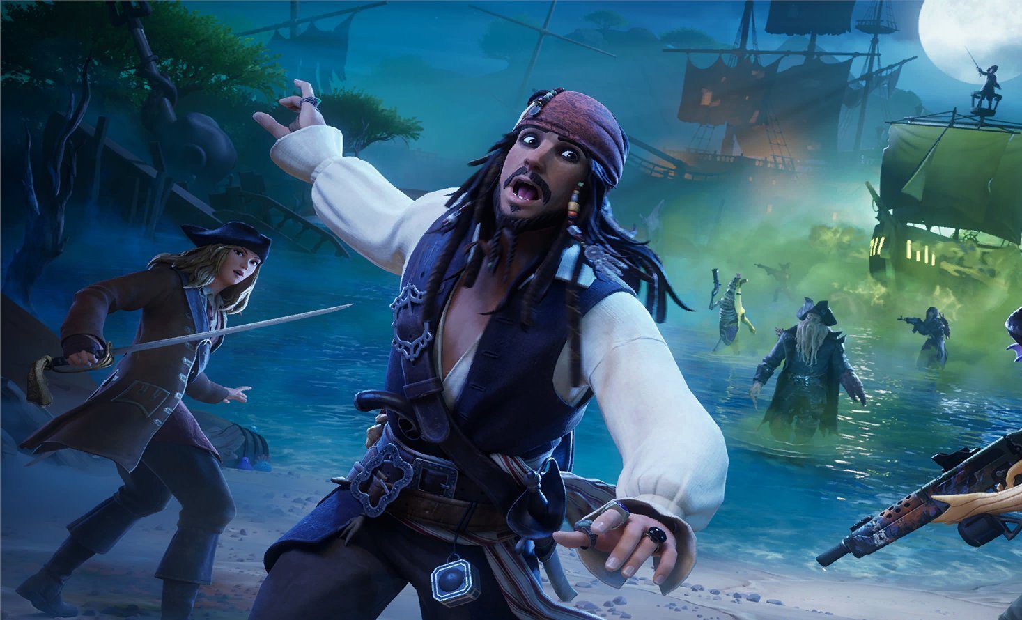 Fortnite x Piratas do Caribé