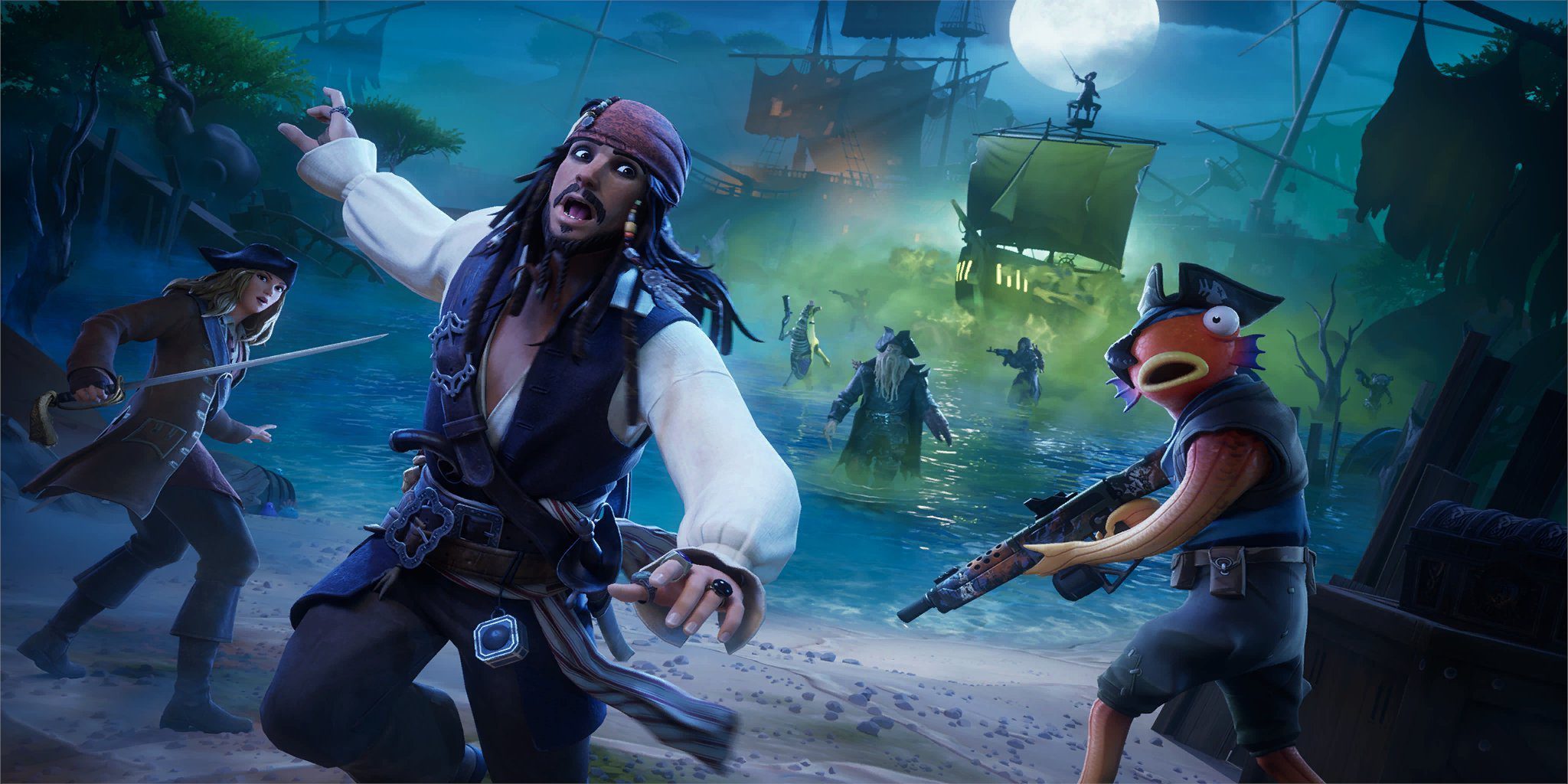 Fortnite x Piratas do Caribé