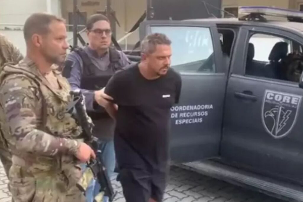 Ex-jogador do Vasco foi preso no Rio de Janeiro (Foto: Reprodução)