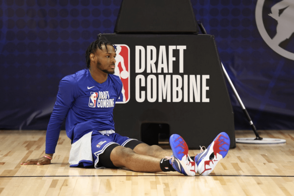 Filho de LeBron, Bronny James não foi escolhido na primeira rodada do Draft 2024 da NBA