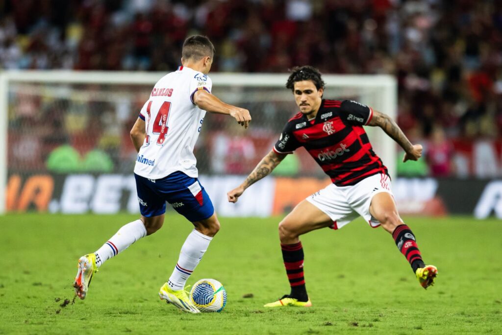 Flamengo e Bahia somam 24 pontos no Brasileirão 2024 (Foto: Letícia Martins/ECB)