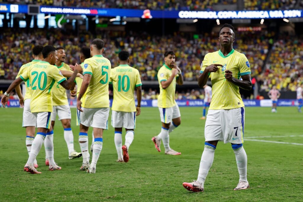 Brasil venceu o Paraguai com autoridade pela Copa América (Foto: Rafael Ribeiro/CBF)