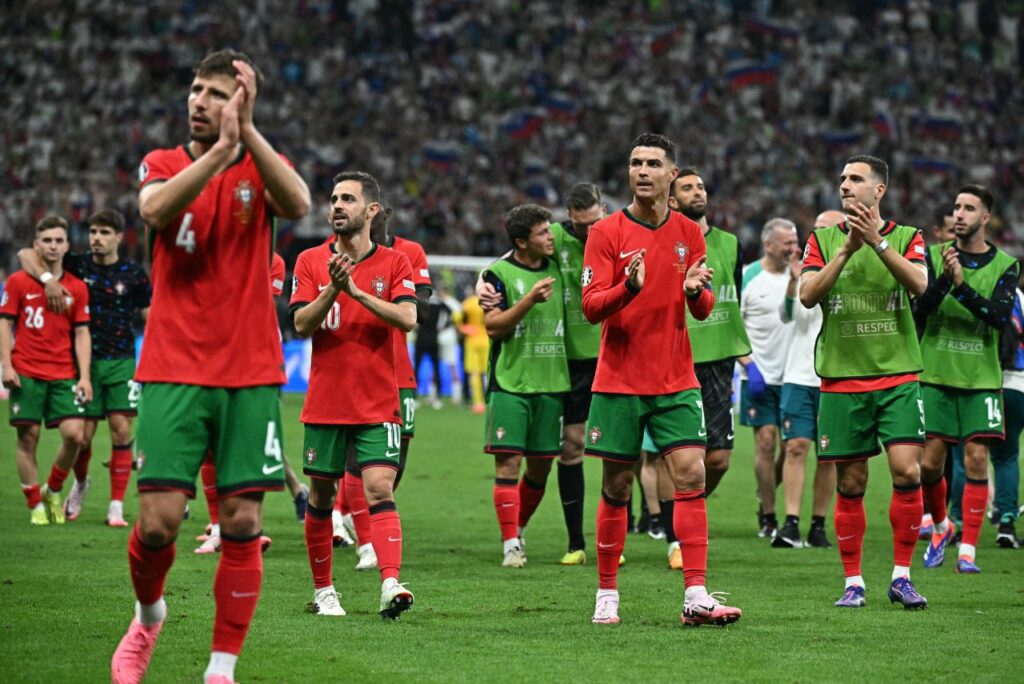 Portugal venceu a Eslovênia nos pênaltis (Foto: Javier Soriano/AFP)