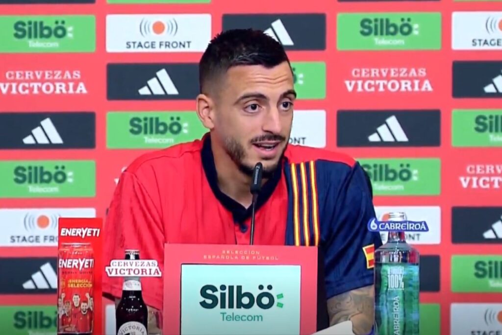 Joselu, centroavante da Espanha (Foto: Reprodução)