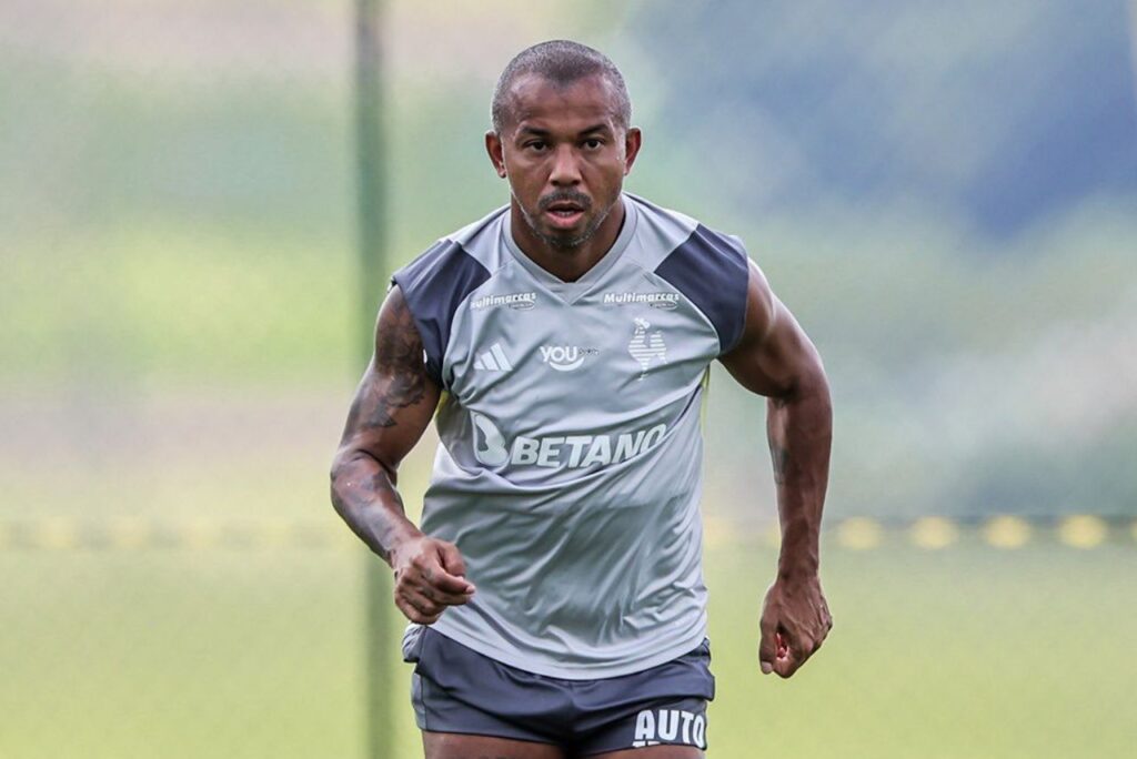 Mariano em treino do Atlético-MG