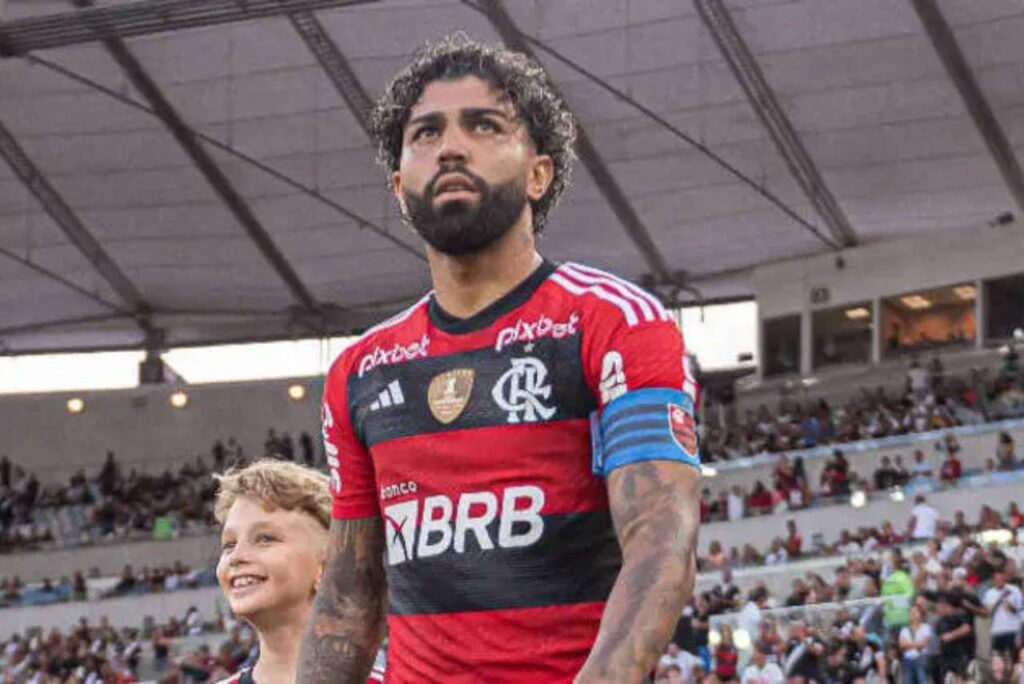 Gabigol não entrou em campo na última partida do Flamengo. Foto: Paula Reis/CRF