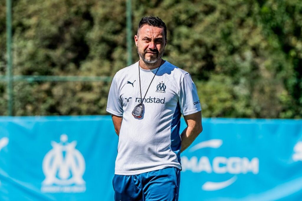 Roberto De Zerbi, treinador do Olympique de Marselha (Foto: Reprodução)