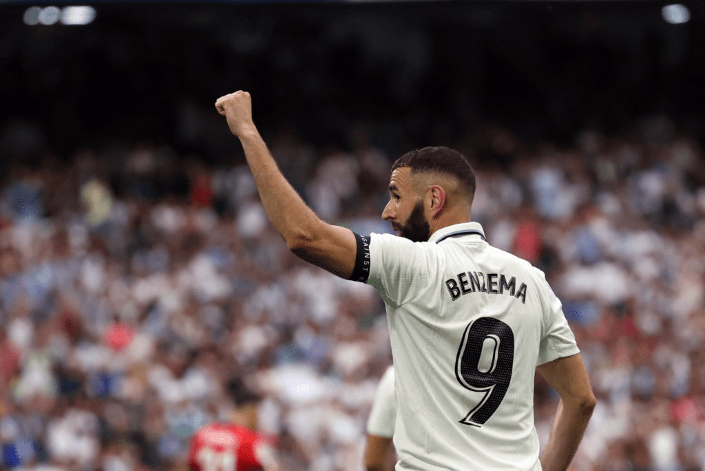 Karim Benzema foi o último camisa 9 do Real Madrid