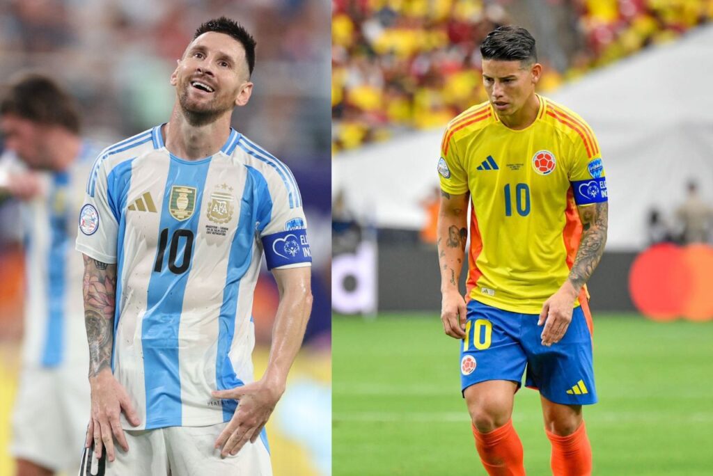 Messi e James vão protagonizar final da Copa América