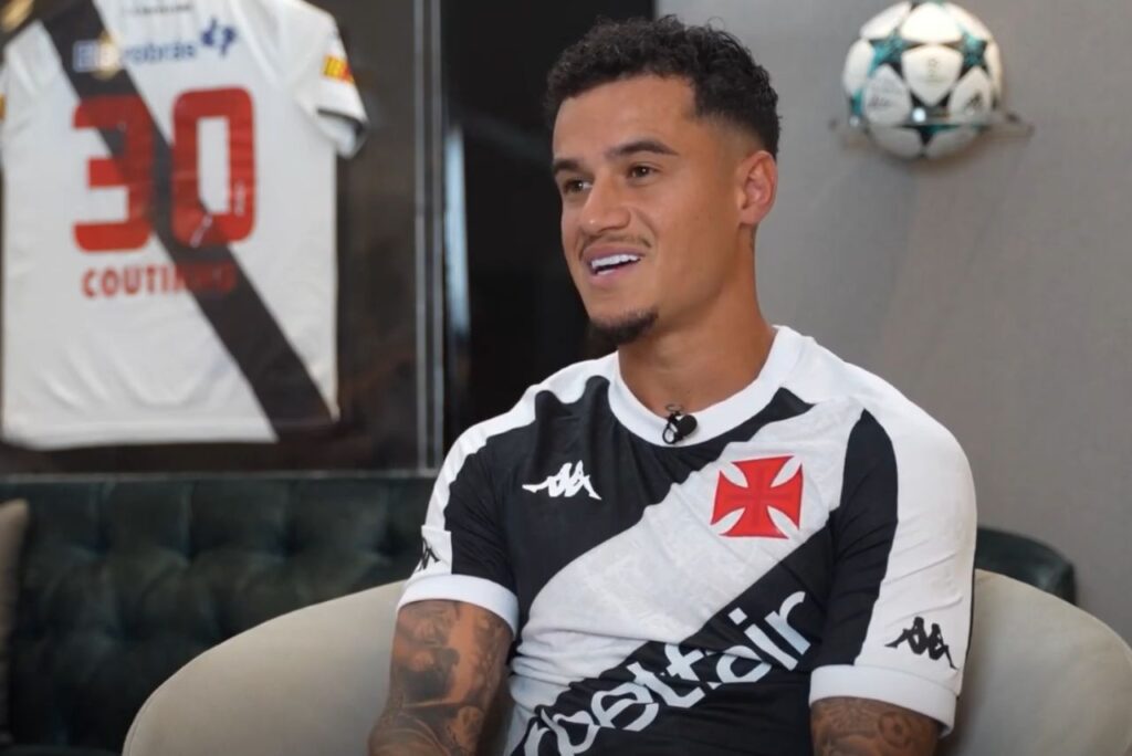 Philippe Coutinho é o mais novo reforço do Vasco (Foto: Reprodução)