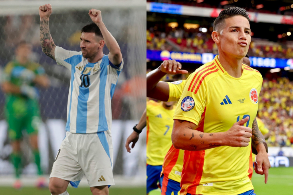 James e Messi duelarão pelo título e para saber quem será o craque da Copa América 2024