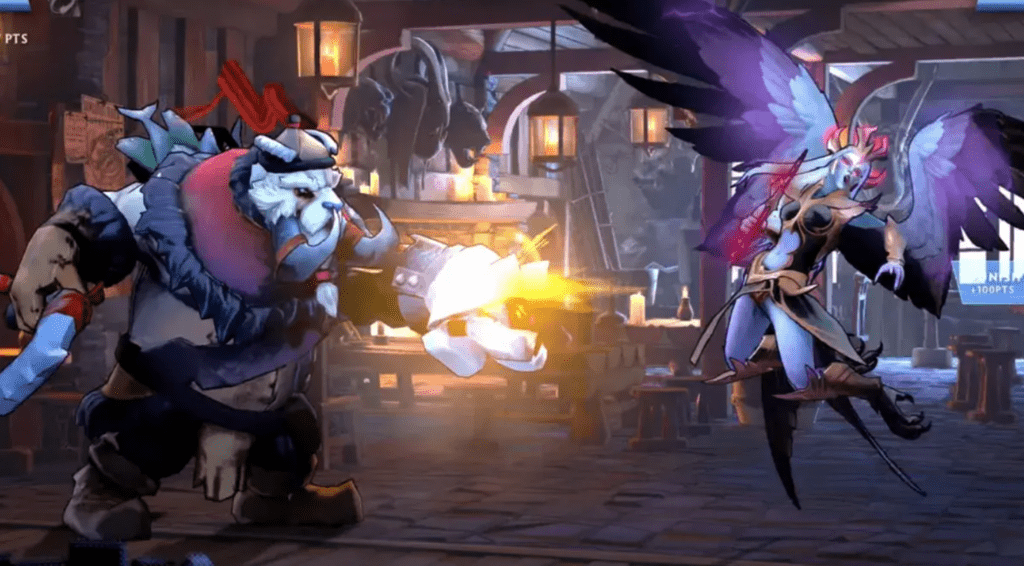 Imagem de Sleet Fighter, jogo de luta dentro de Dota 2