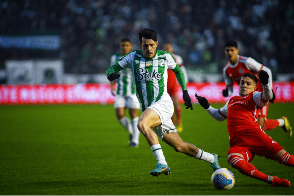 Juventude venceu o Internacional pela Copa do Brasil (Foto: Reprodução)