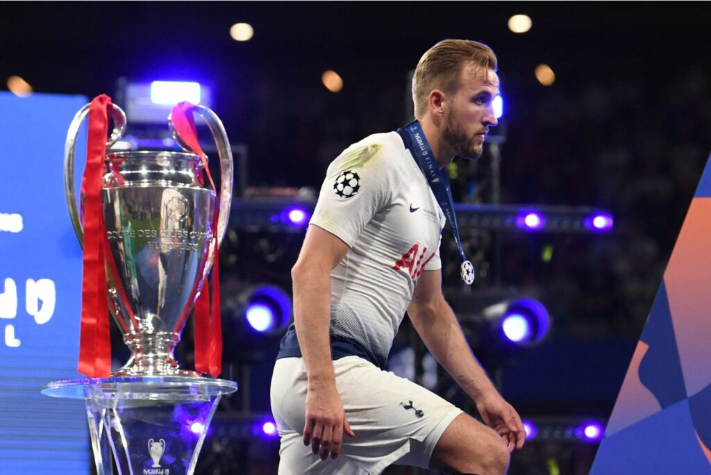 Harry Kane após final da Champions League