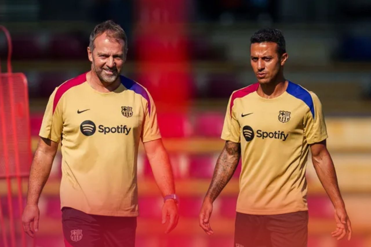 Thiago Alcântara, novo membro da comissão técnica do Barcelona (Foto: Barcelona)
