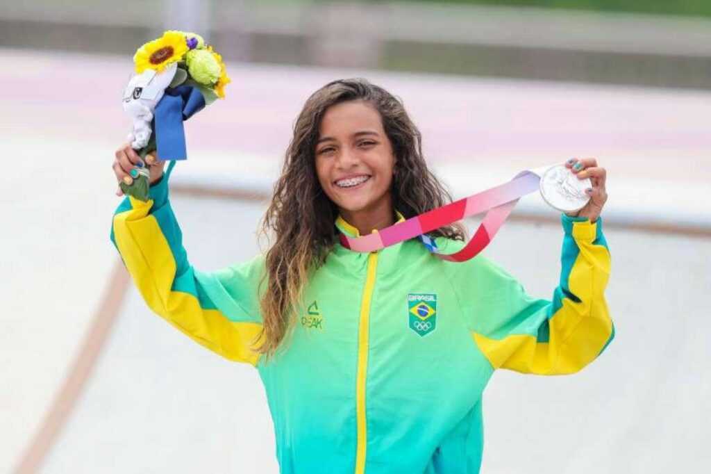 Rayssa Leal é uma das esperanças de medalha de Paris 2024. Foto: COB/Divulgação