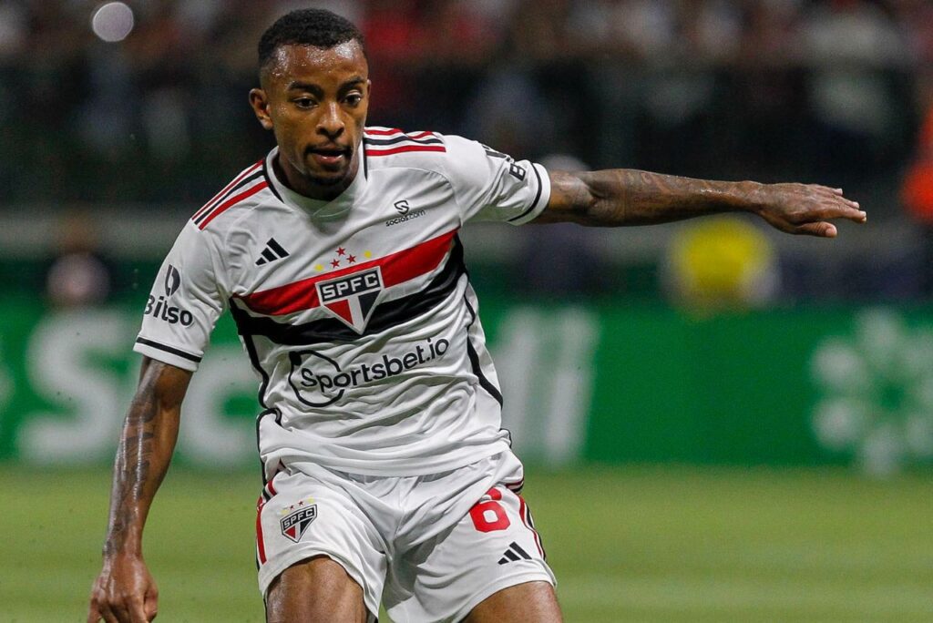 Welington, lateral-esquerdo do São Paulo (Foto: Reprodução)