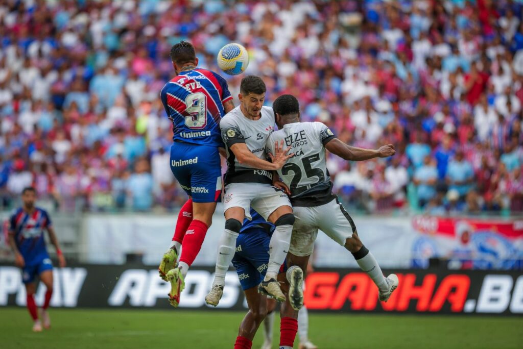 Corinthians levou a melhor contra o Bahia na Fonte Nova