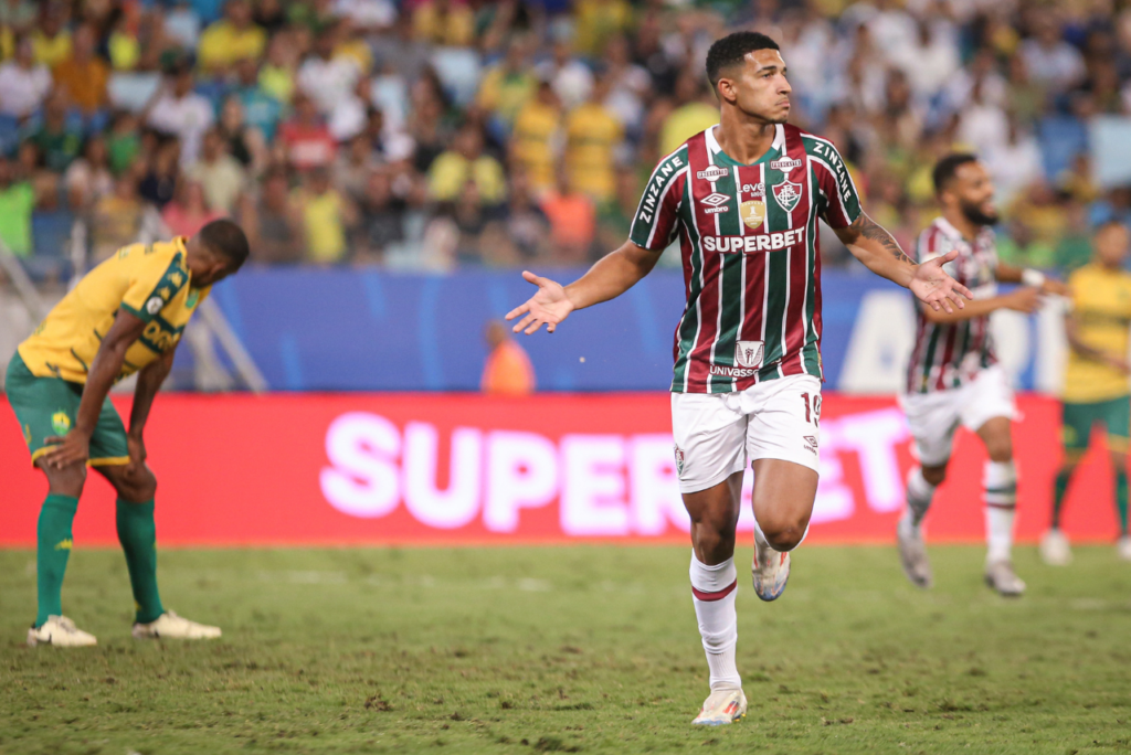 Kauã Elias marcou o gol da vitória do Fluminense contra o Cuiabá