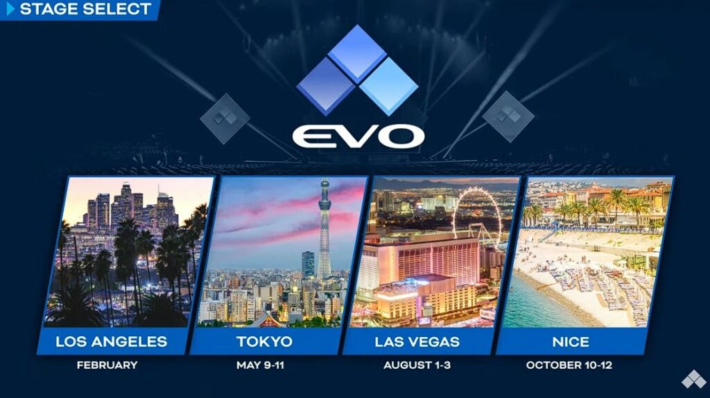 EVO 2025 terá quatro edições, inclusive na Europa Game Arena