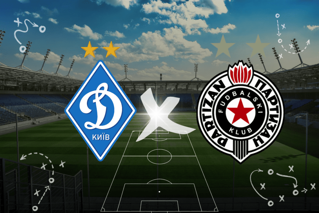 Dinamo Kiev x Partizan - Liga dos Campeões 2024/25