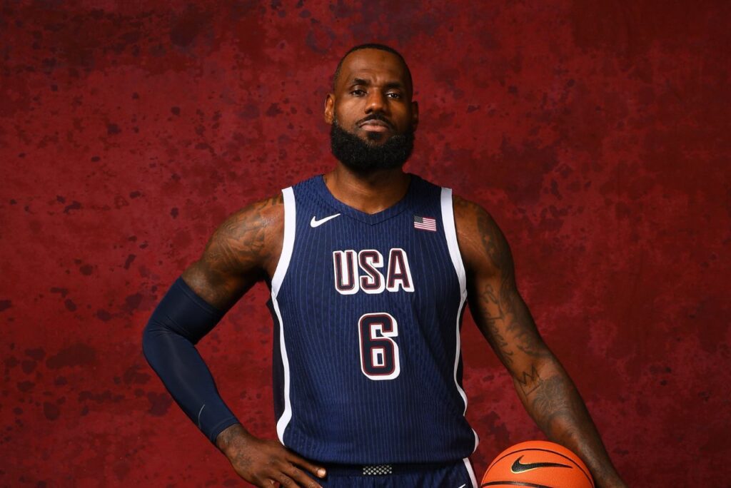 LeBron James é um dos astros do basquete em Paris 2024