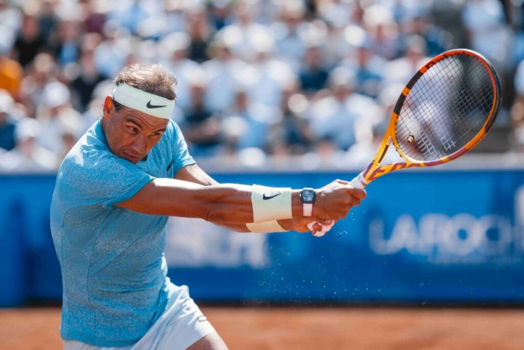 Nadal em quadra no ATP 250 de Bastad