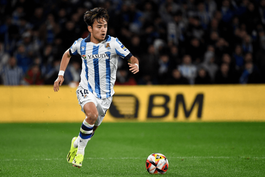 Atacante Takefusa Kubo, da Real Sociedad, está na mira do Liverpool