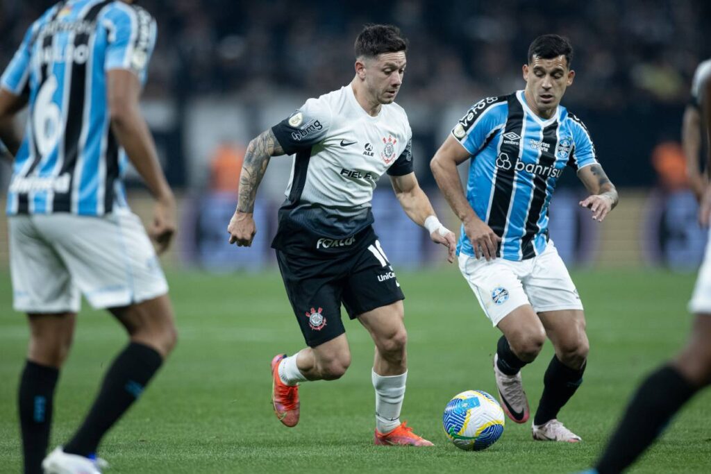 Corinthians e Grêmio empataram em 2x0. Foto: Rodrigo Coca/Corinthians