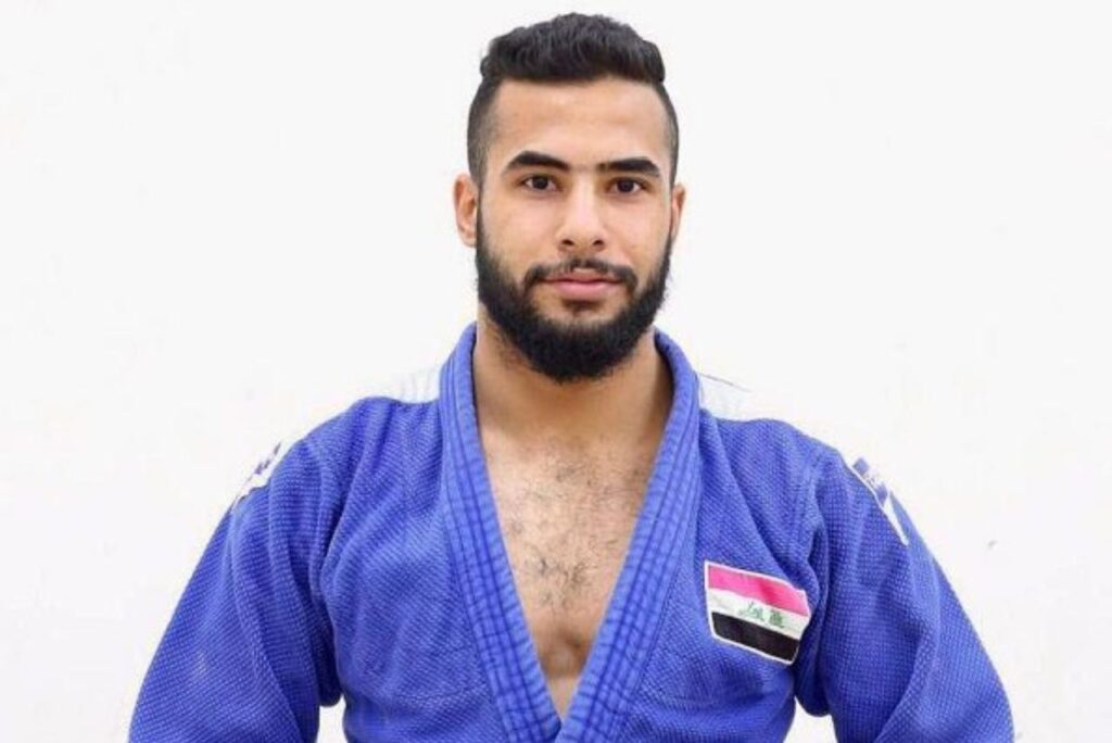 Sajjad Sehen, judoca iraquiano suspenso em Paris 2024 (foto: Reprodução)