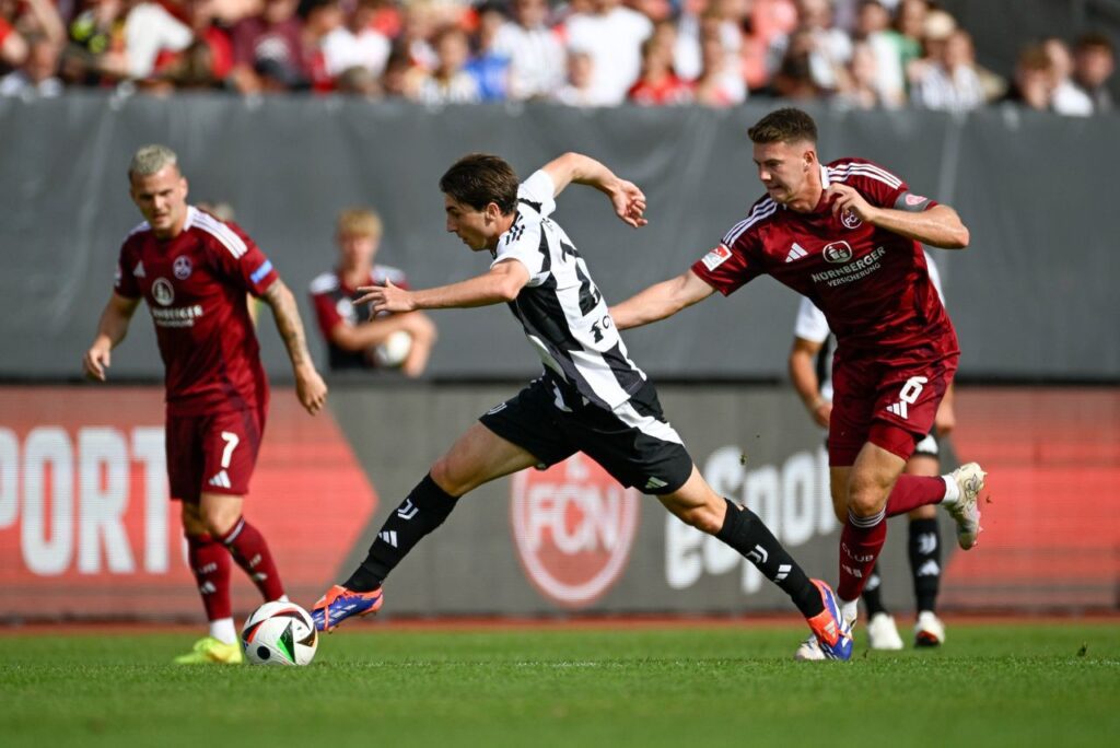 Juventus foi derrotada pelo Nuremberg em amistoso (Foto: Reprodução)