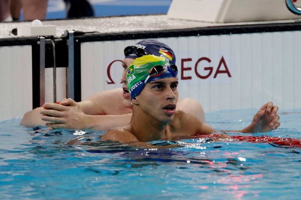 Guilherme "Cachorrão" fez o melhor tempo da carreira, mas não subiu no pódio. Foto: Satiro Sodré/CBDA