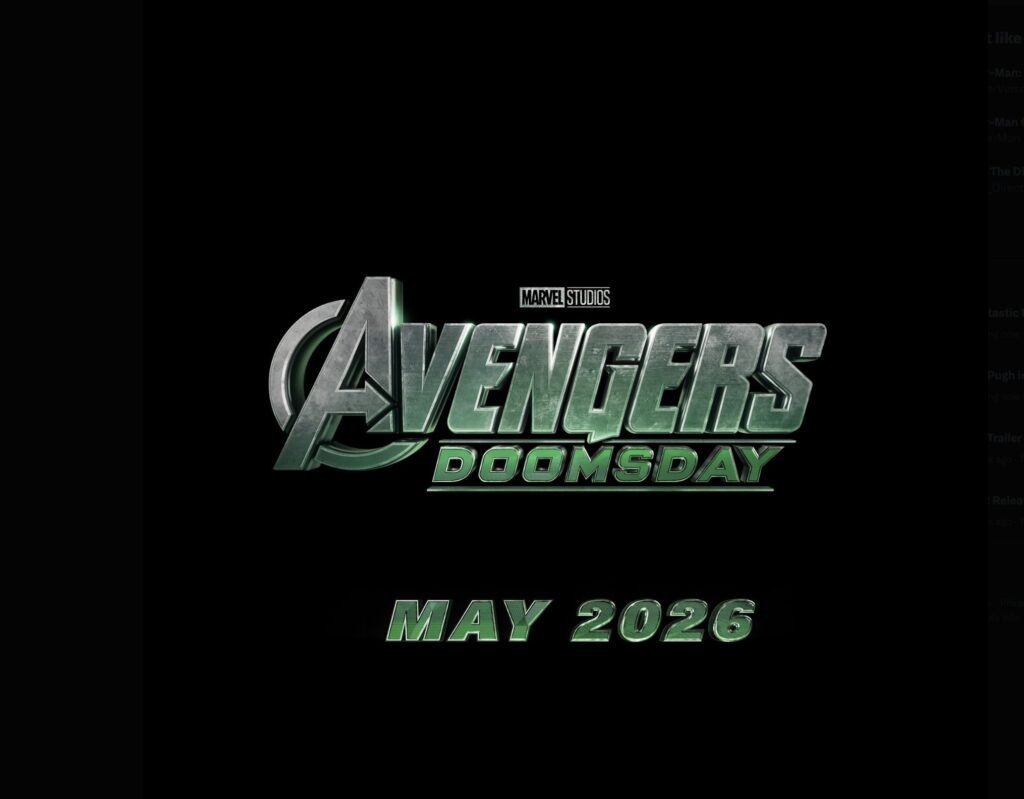 Vingadores 5, cujo título oficial é Avengers: Doomsday, estreia em maio de 2026