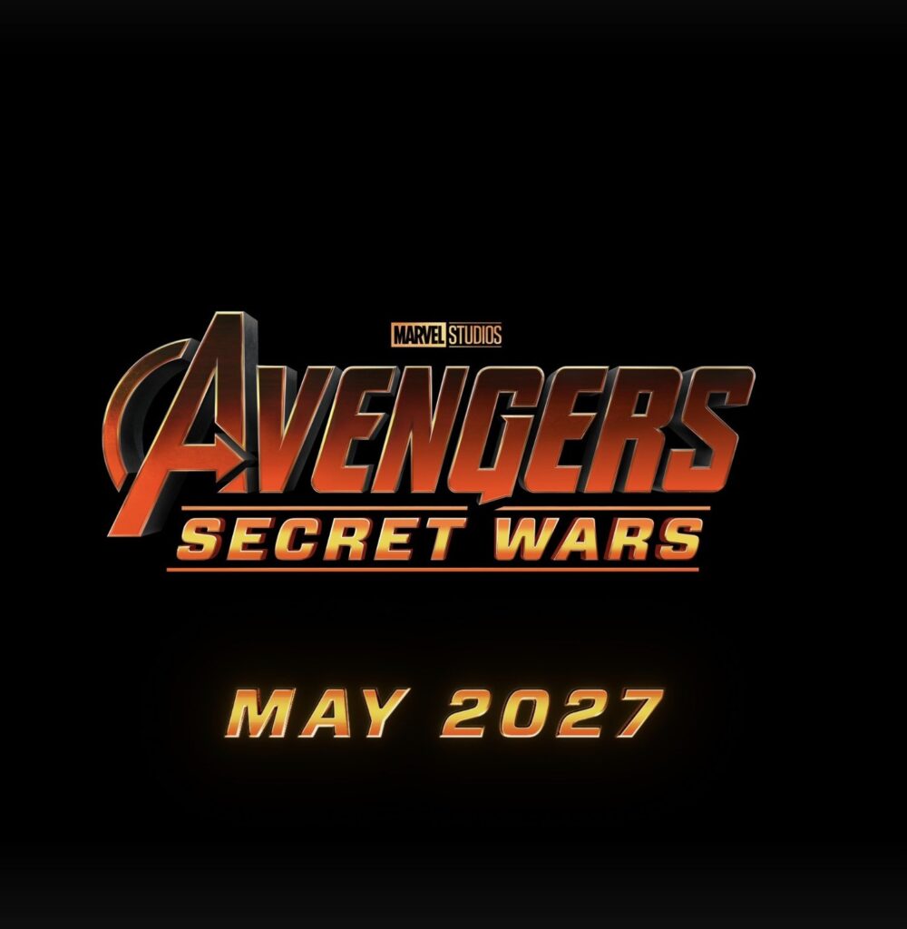 Vingadores 6, cujo título oficial é Avengers: Secret Wars, estreia em maio de 2027